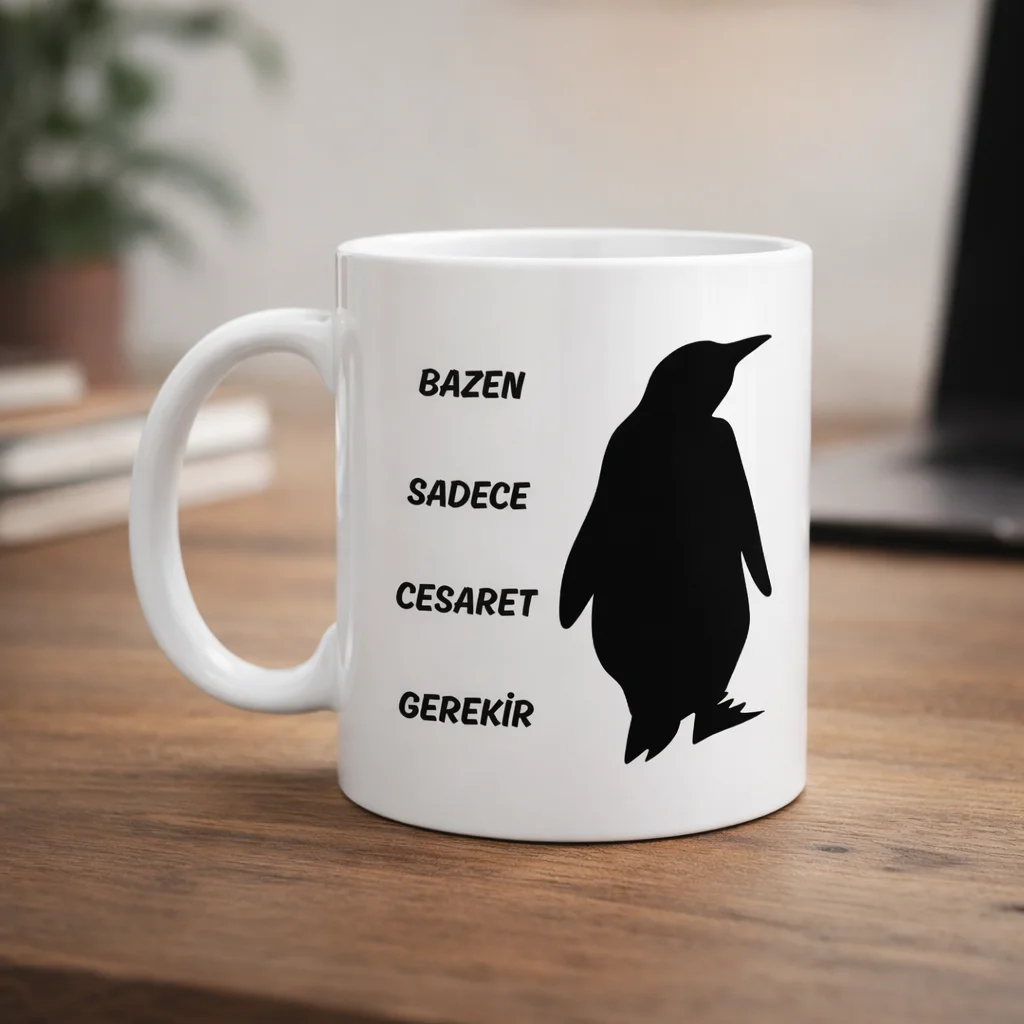Northcity Bazen Sadece Cesaret Gerekir Kupa – Nihilist Penguen Ta
