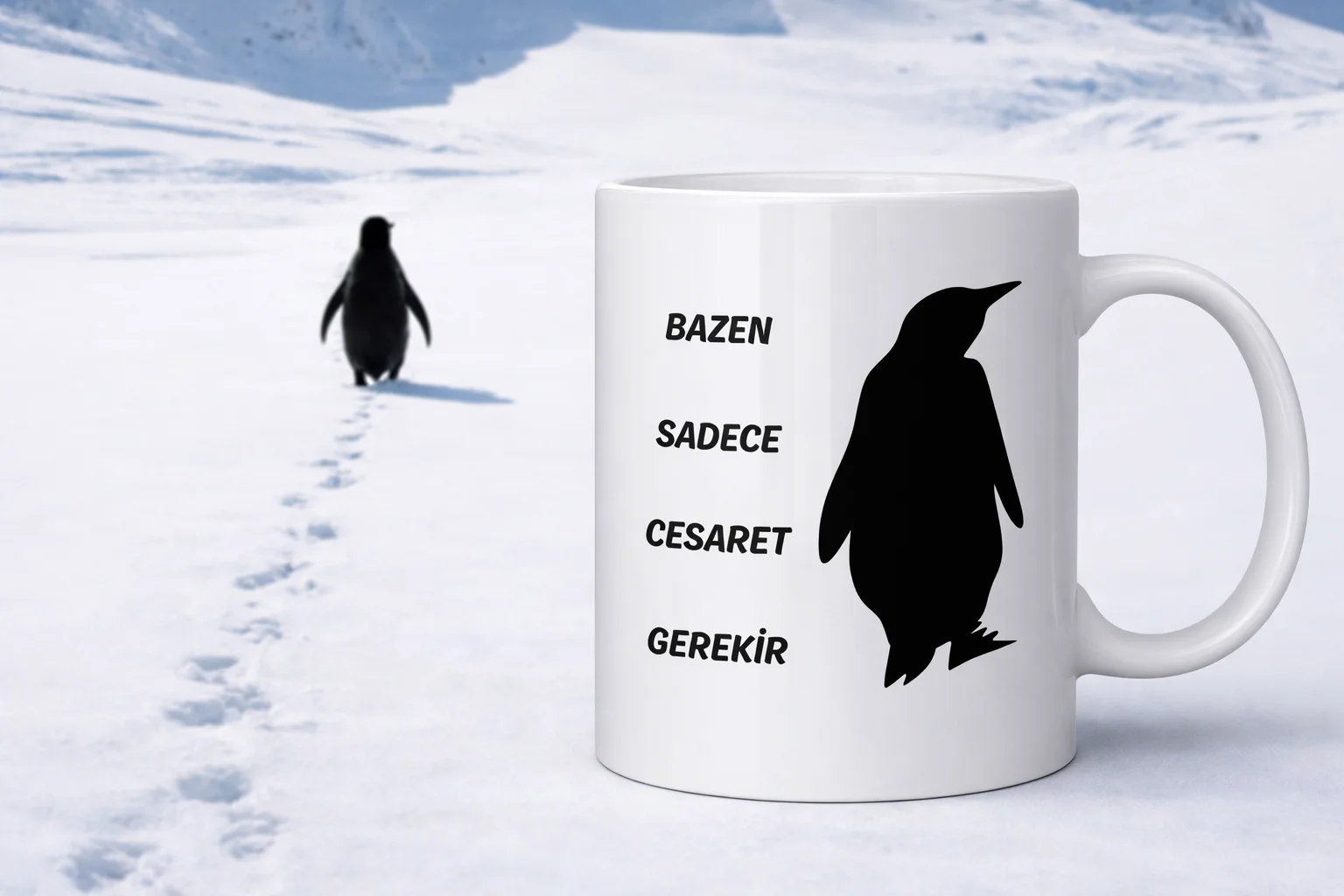 Northcity Bazen Sadece Cesaret Gerekir Kupa – Nihilist Penguen Ta