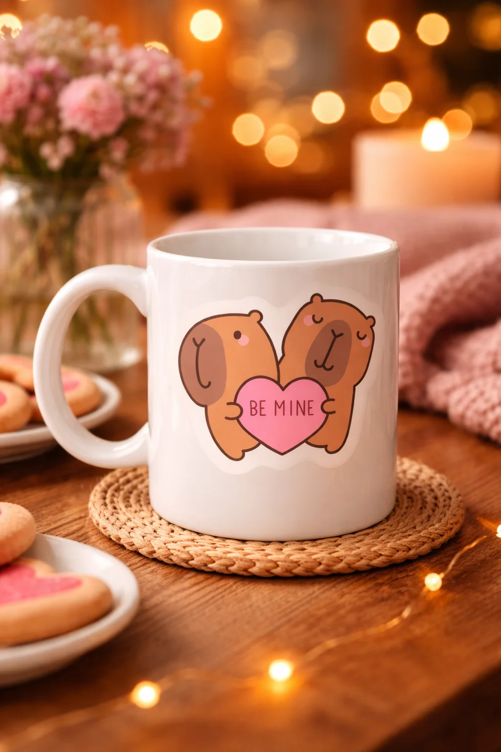 Northcity Be Mine Sevimli Ayıcık Tasarımlı Porselen Kupa - Aşk Te