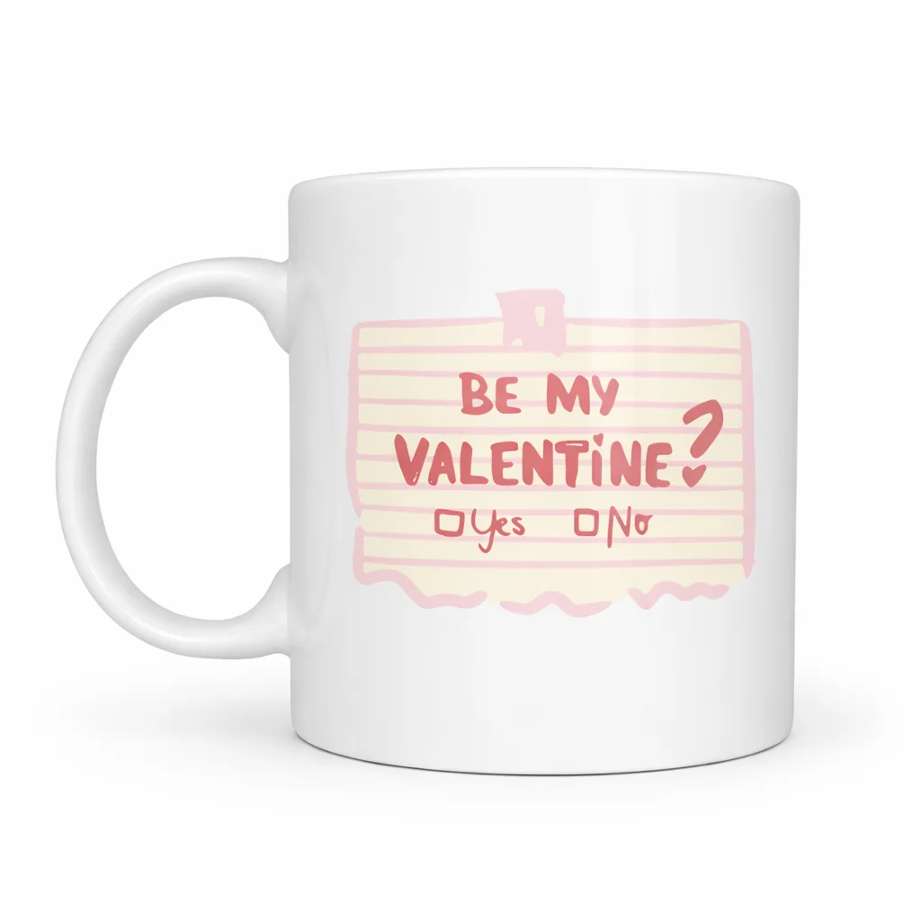 Northcity Be My Valentine Porselen Kupa - Sevgililer Günü Model 8