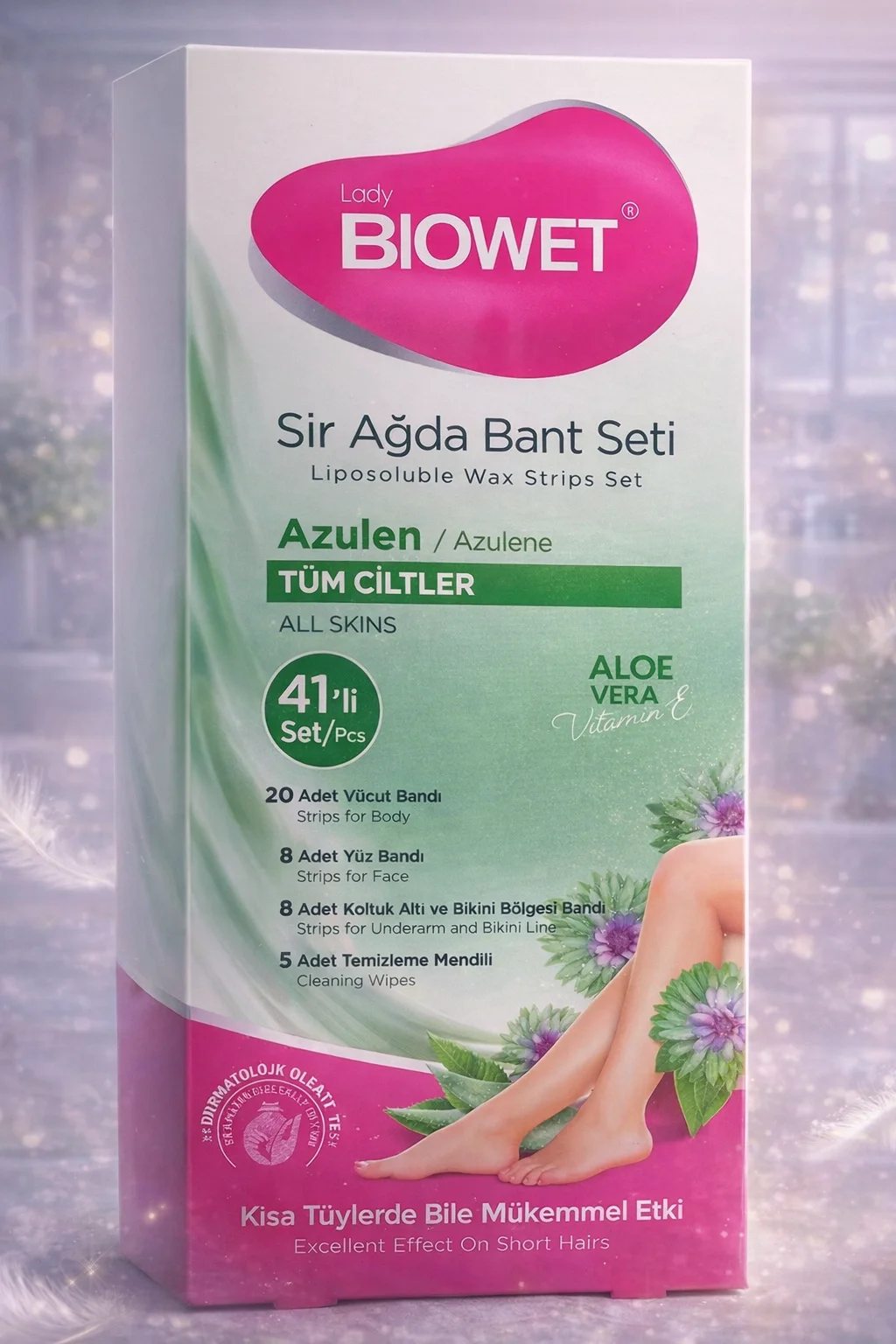 Northcity Biowet Sir Ağda Bant Seti 41 Parça Azulen Aloe Vera - T