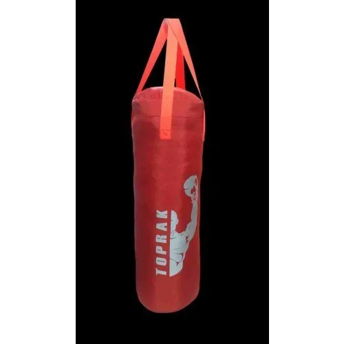 Northcity Boks Torbası Eldivenli Karabinalı Hediyeli 50x20 cm Kır
