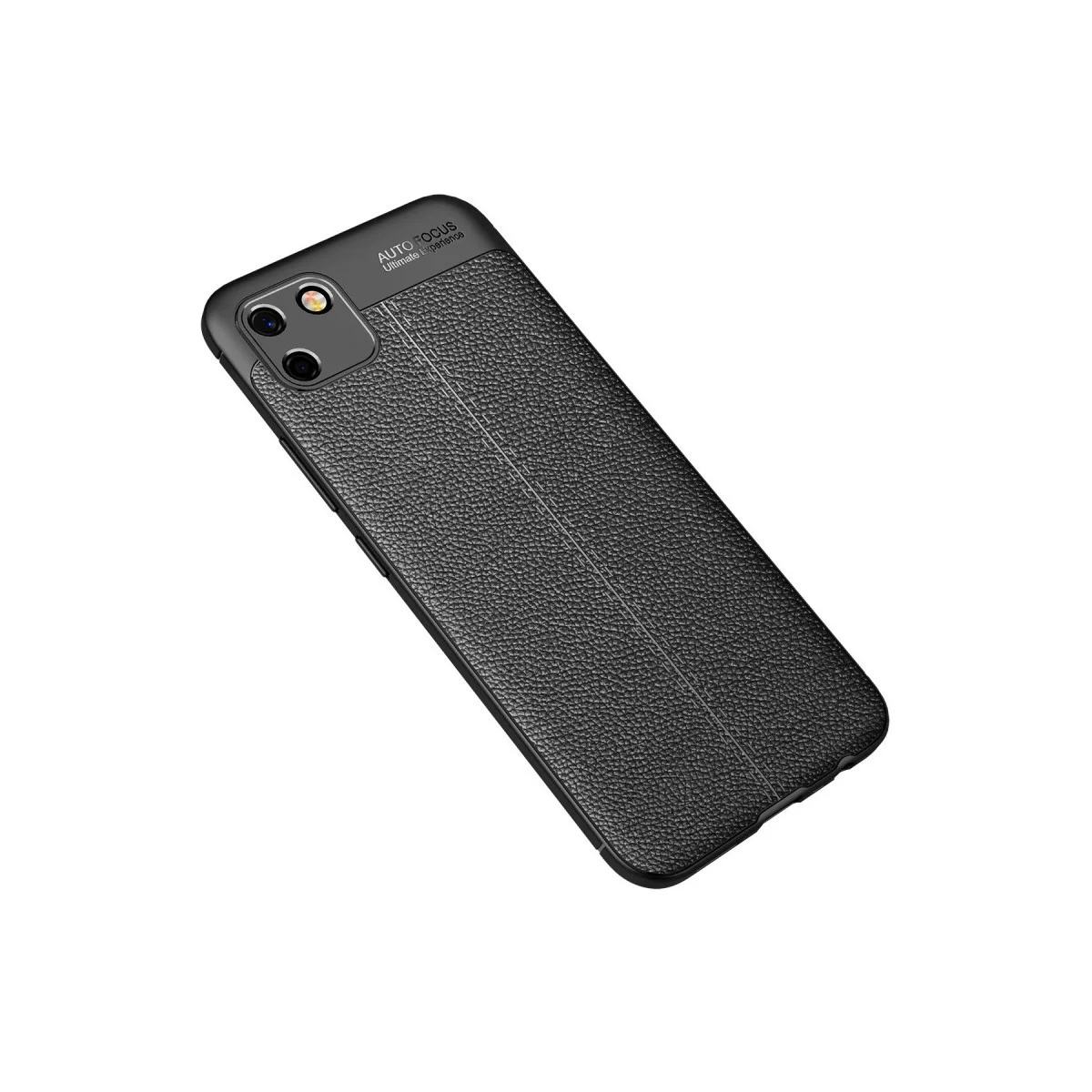 Northcity C11 2021 Auto Focus Silikon Kılıf Siyah - Premium TPU Deri Dokulu ve Yüksek Darbe Korumalı Kılıf