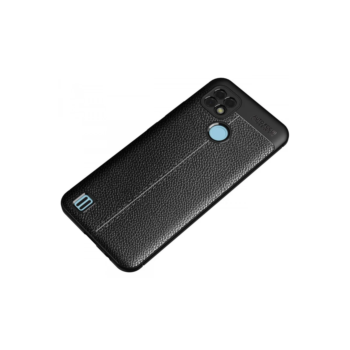 Northcity C25 Auto Focus Kılıf - Premium TPU Silikon Koruma (Siyah) - Deri Dokulu ve Darbe Emici