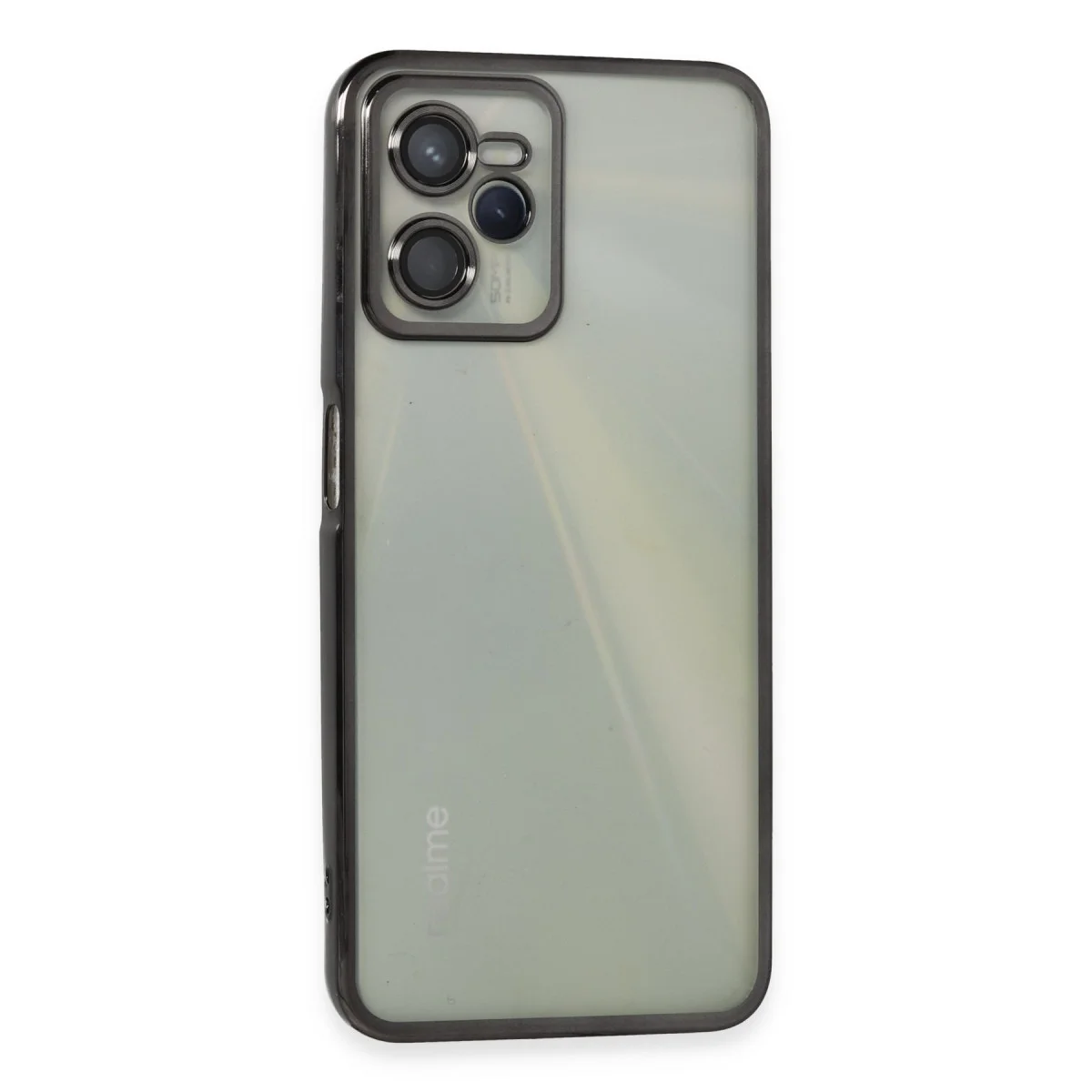 Northcity C35 Kılıf Razer Lensli Silikon - Siyah
