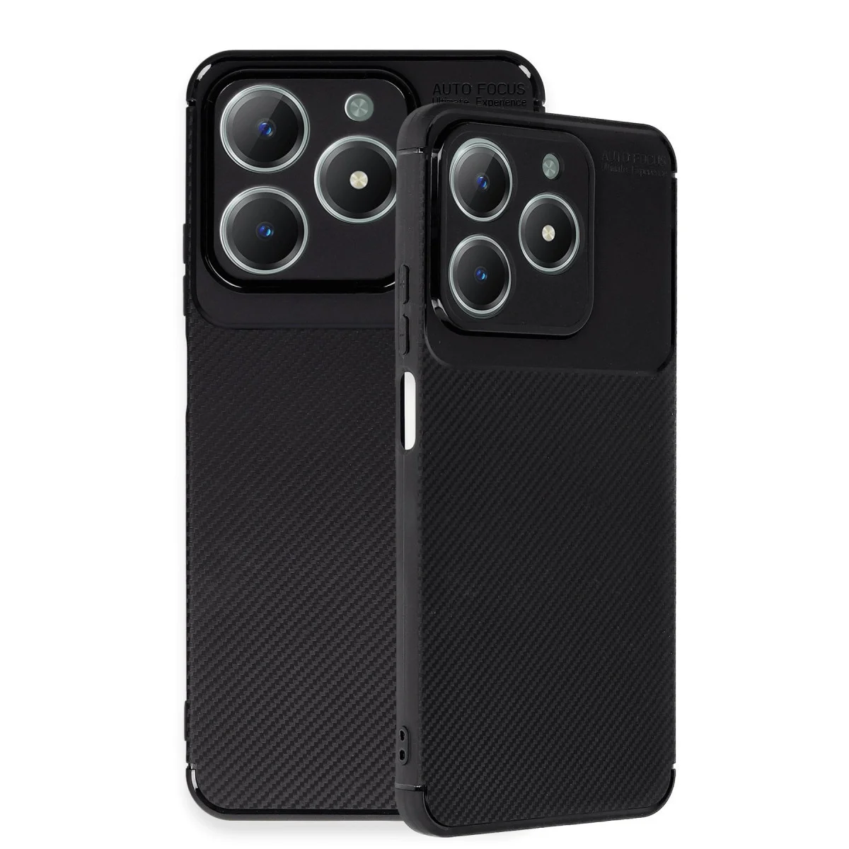 Northcity C61 Auto Focus Karbon Kapak Kılıf - Siyah, Pürüzsüz Doku ve Maksimum Koruma
