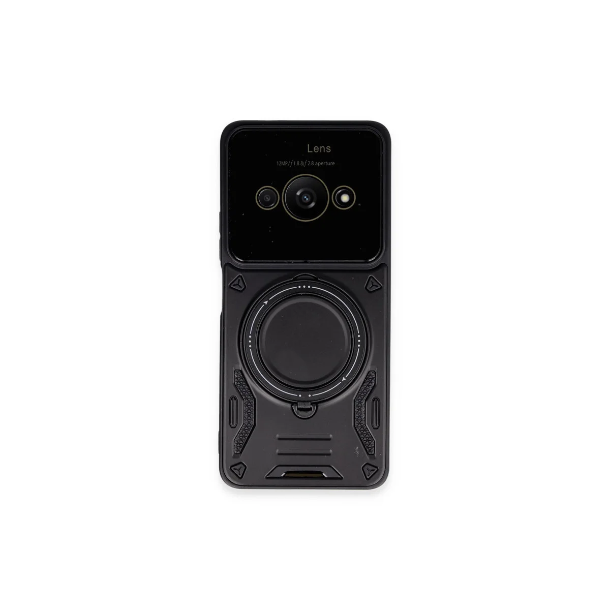 Northcity C61 Kılıf Joy Lens Standlı - Siyah ve 360° Döner Parmak Halkası Fiyatı, Yorumları ve Özellikleri