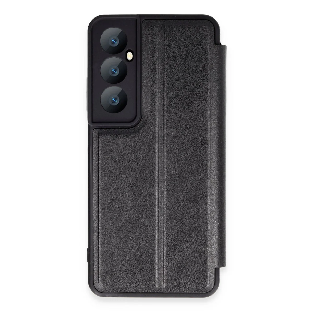 Northcity C65 Kılıf Flip Cover - Siyah ve Ekran Korumalı