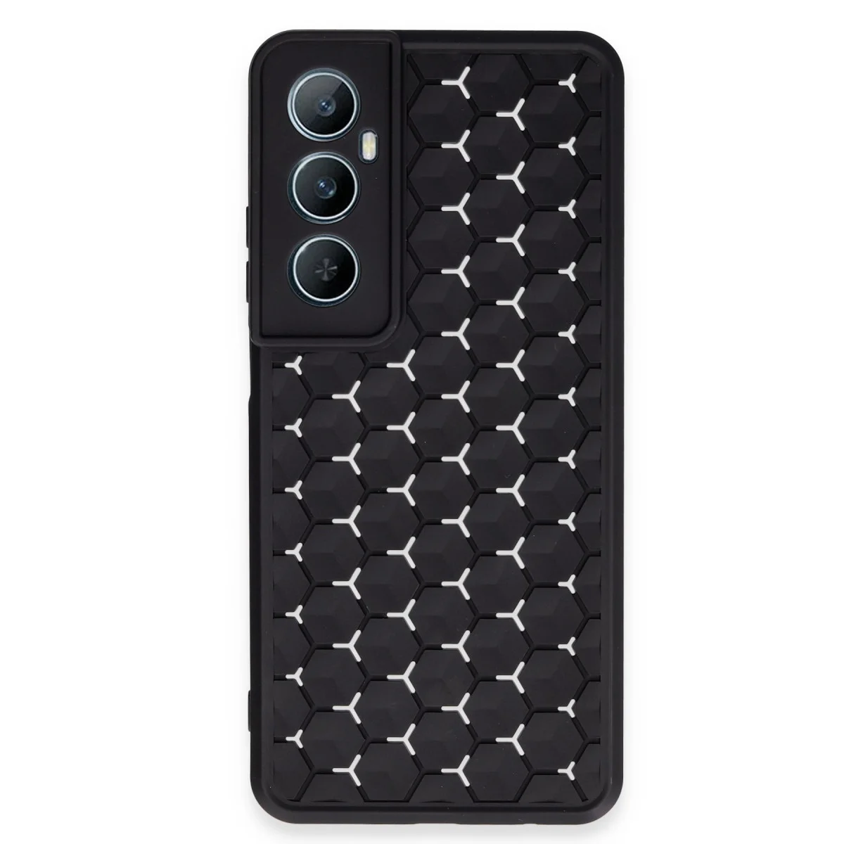 Northcity C65 Kılıf Petek Silikon Kapak Siyah - Şık ve Yüksek Performanslı Telefon Kılıfı