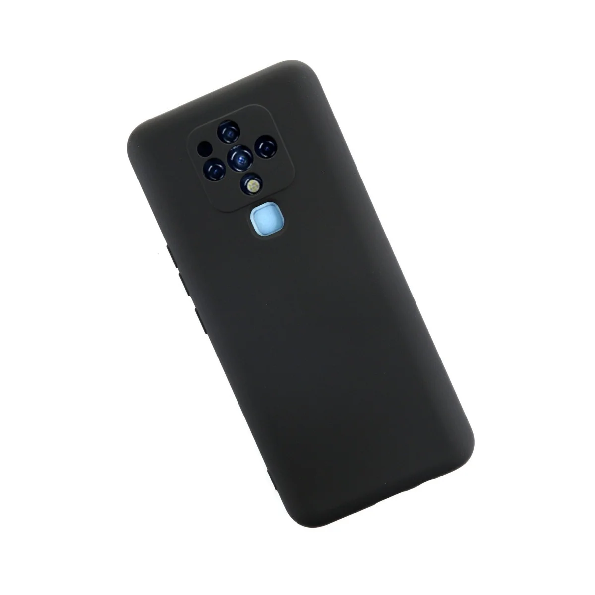 Northcity Camon 16 Nano İçi Kadife Silikon Kılıf - Siyah