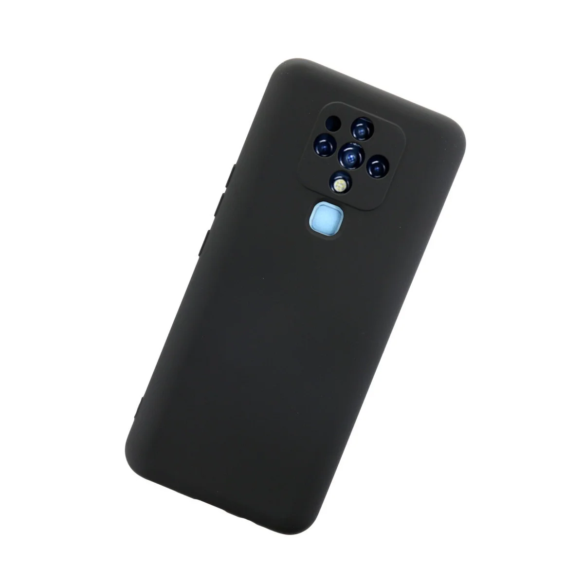 Northcity Camon 16 Nano İçi Kadife Silikon Kılıf - Siyah