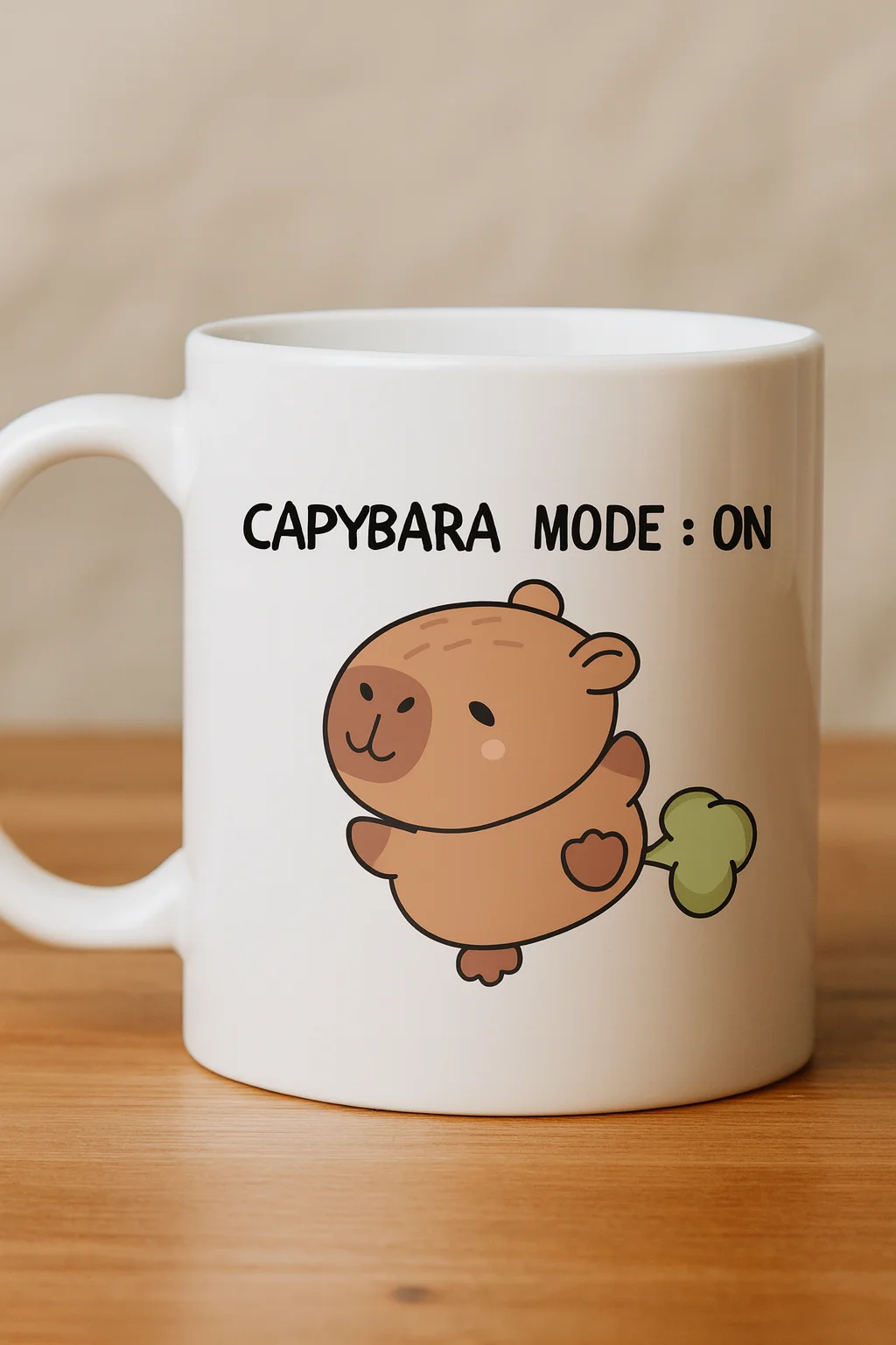 Northcity Capybara Mode On Komik Tasarım Seramik Kahve Kupa Model