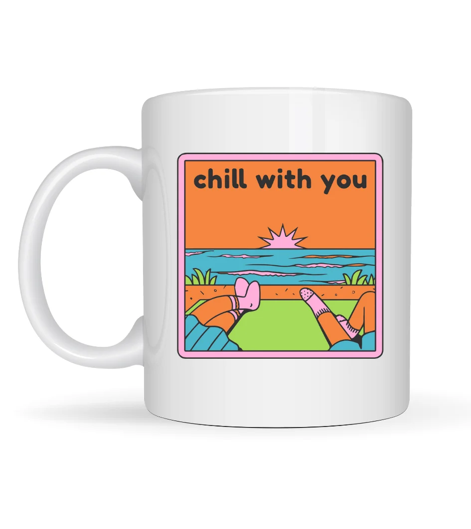 Northcity Chill With You Tasarımlı Porselen Kupa – Sıcacık Anlar 