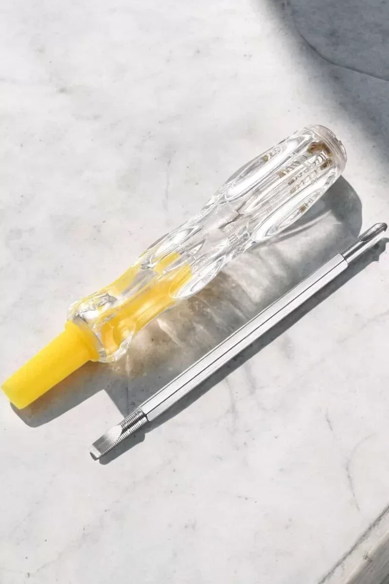 Çift Başlıklı Şeffaf Elektrik Testi Kontrol Kalemi - 110V-220V