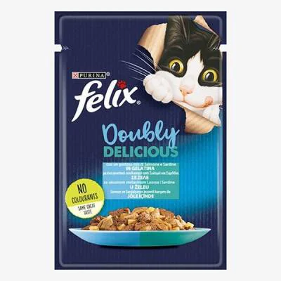 Northcity Çifte Lezzet Somonlu ve Sardalyalı Yetişkin Kedi Maması 85 Gr