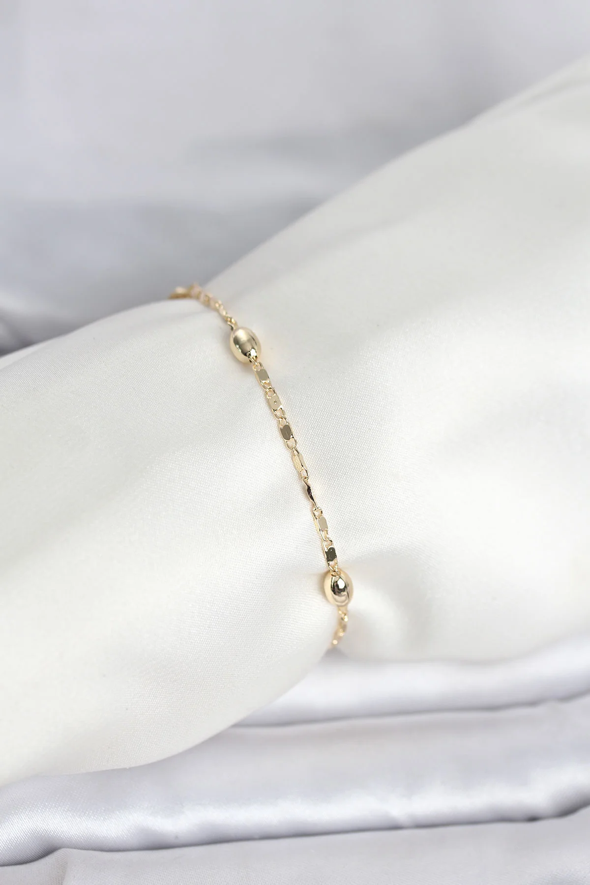 Northcity CM Damla Topçuk Model Kadın Bileklik - 14K Gold Altın Rengi Kaplama