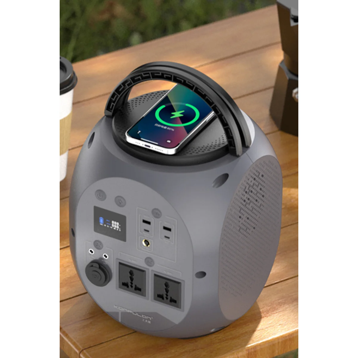 Northcity CN09 1000W 270.000 mAh Güç Bankası ve AC Çıkışlı Taşınabilir Şarj Cihazı - Gri
