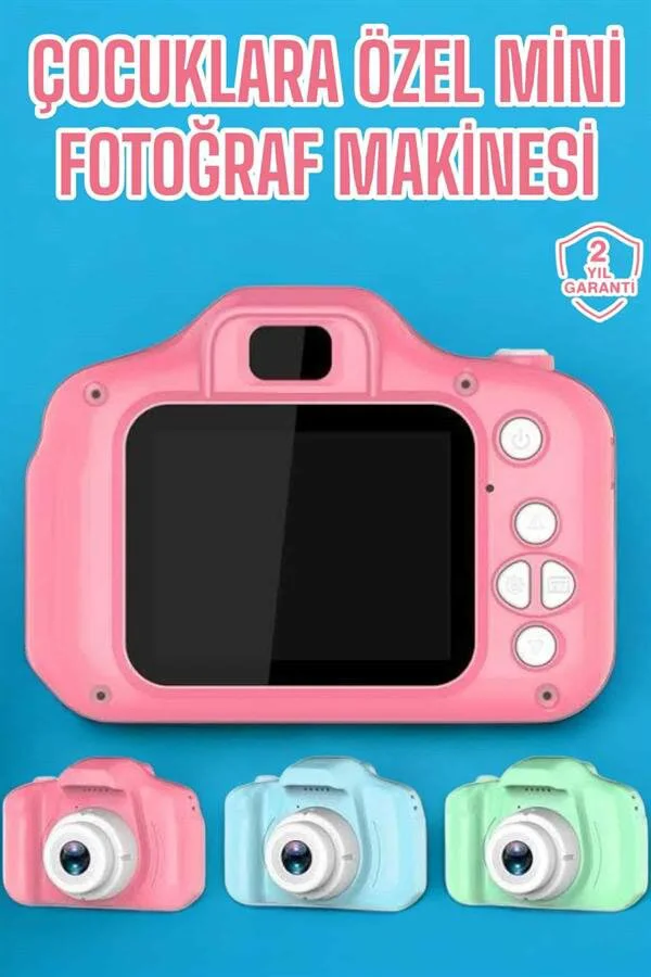 Çocuk Kamera 1080P HD Mini Fotoğraf Makinesi - Profesyonel Kalite