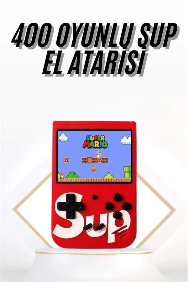 Northcity Çocuklar İçin Taşınabilir Sup Atari Retro 400 Oyun Kons