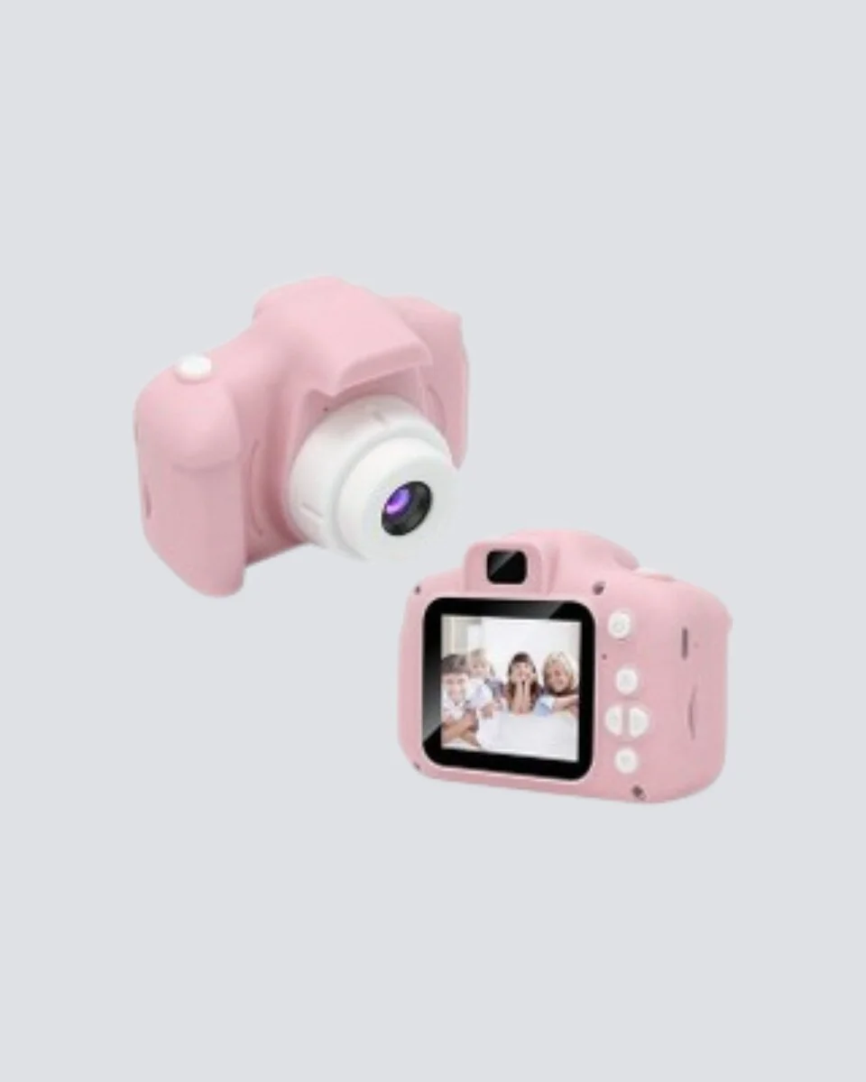 Çocuklar İçin Mini Fotoğraf Makinesi 8MP 1080P Video ve Darbeye Dayanıklı - Eğlenceli Hediye