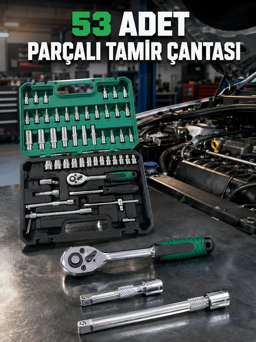 Northcity Çok Uçlu ve Farklı Ölçülü 53 Parça Alet Seti - Ev ve At