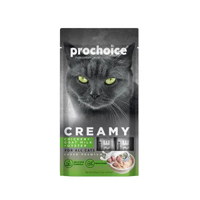 Northcity Creamy Tavuklu Keçi Sütlü ve İstiridyeli Sıvı Kedi Ödül Maması 4x15 Gr
