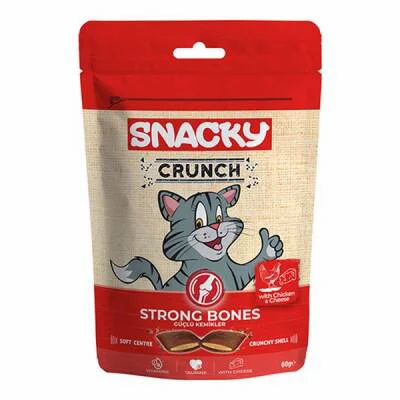 Northcity Crunchy Bones Tavuklu ve Peynirli Kedi Ödülü 60 Gr