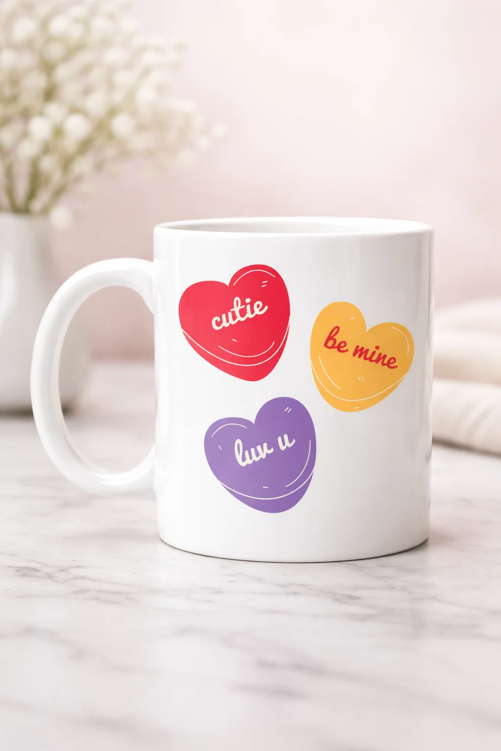 Northcity Cutie Be Mine lYK U Porselen Kupa - Model 9 Tatlı Sevgi