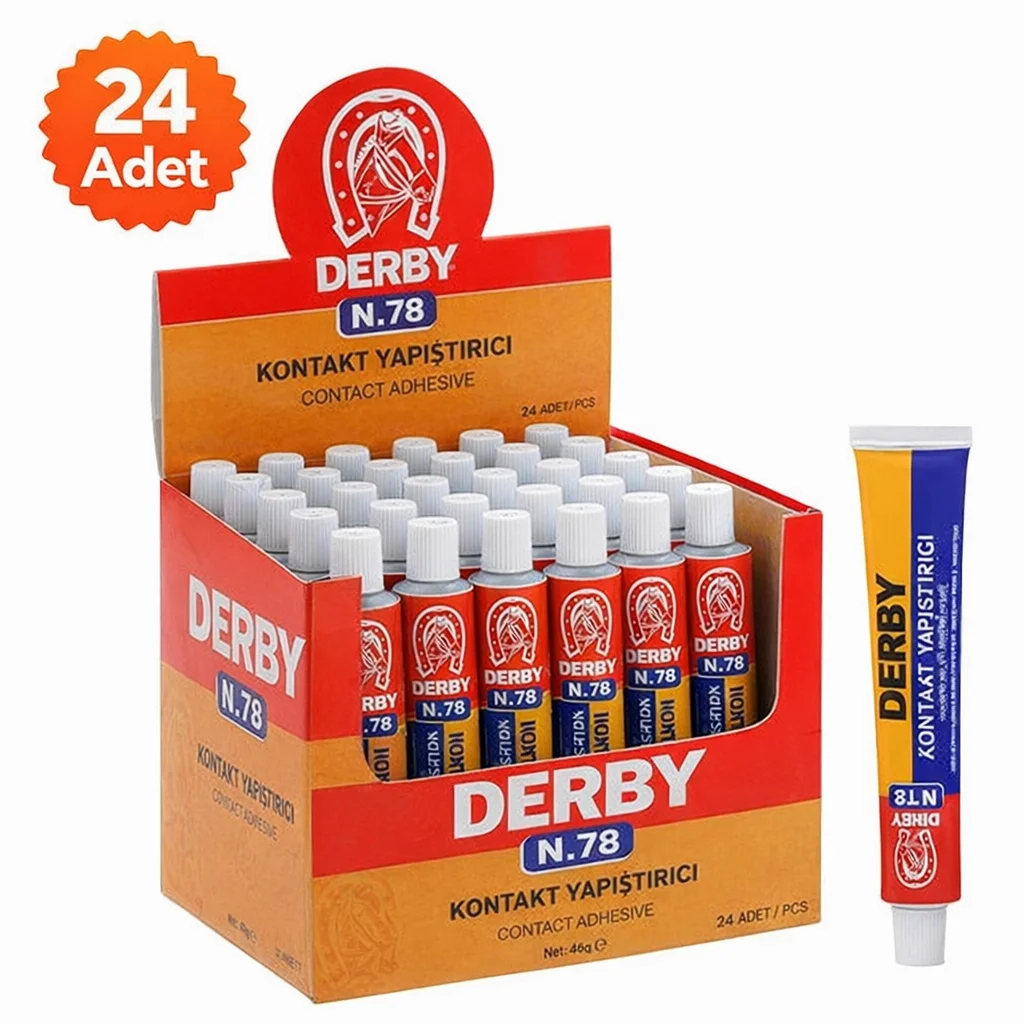 Northcity Derby N.78 Kontakt Yapıştırıcı 40 Gr 24 Adet Standlı Ku