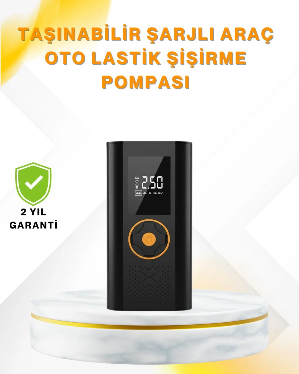 Northcity Dijital Göstergeli Taşınabilir Hava Kompresörü - Güçlü 