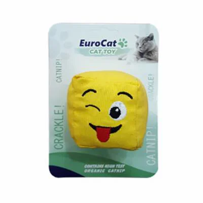 Northcity Dil Çıkaran Smiley Küp Kedi Etkileşimli Oyuncak - Kedi Oyuncağı