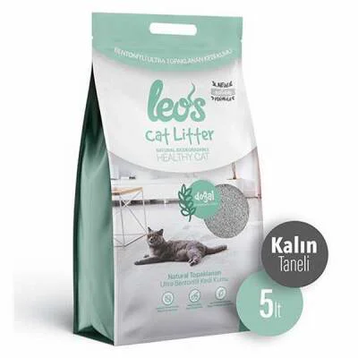 Northcity Doğal Bentonit Kalın Taneli Kedi Kumu 5 Lt - Güçlü Emiş