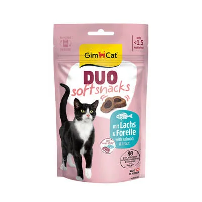 Northcity Duo Soft Shacks Somon ve Alabalıklı Kedi Ödül Maması 50 Gr - Kediler İçin Lezzetli Ödül