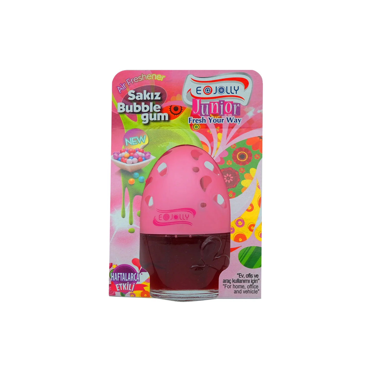 Northcity E-Jolly Junior Kavanoz Şişe Oto Kokusu Sakız 100ml
