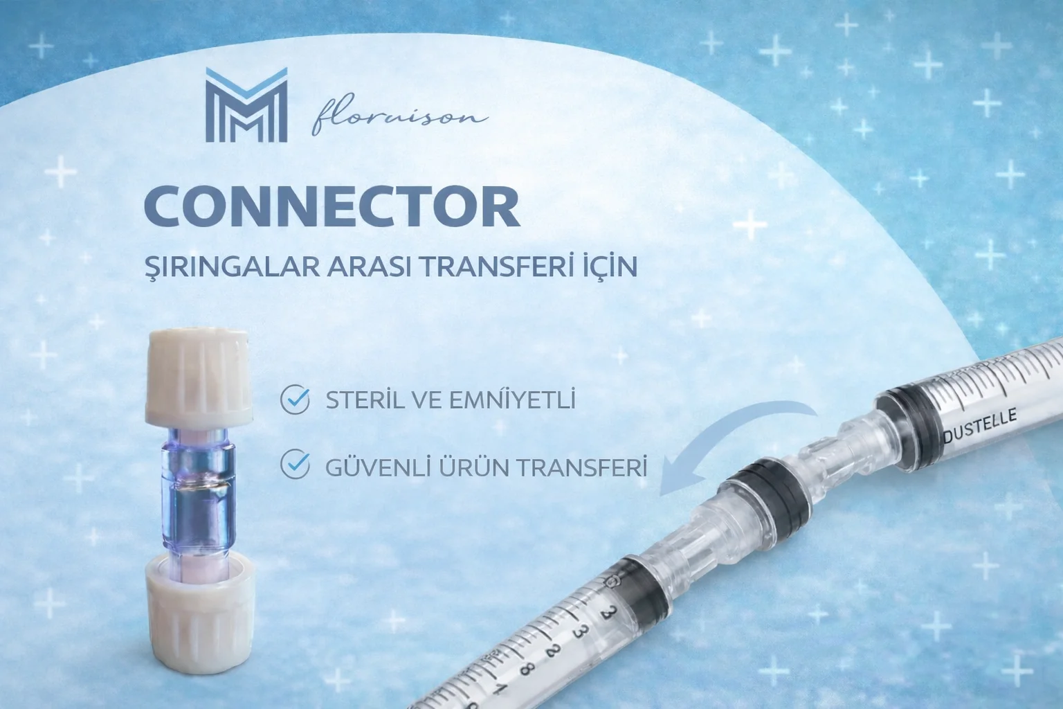 Enjektör Connector Bağlantı Aparatı Uyumlu Ara Parça Konnektör 5 Adet Seti