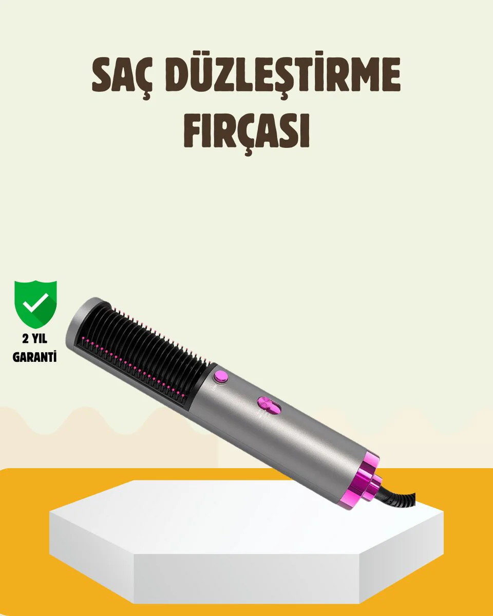 Northcity Ergonomik Sıcak Hava Fırçası - Hafif ve Taşınabilir Saç