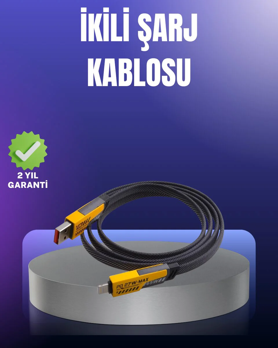 Northcity Evrensel Uyumluluklu 65W Hızlı Şarj Kablosu - USB‑C/USB