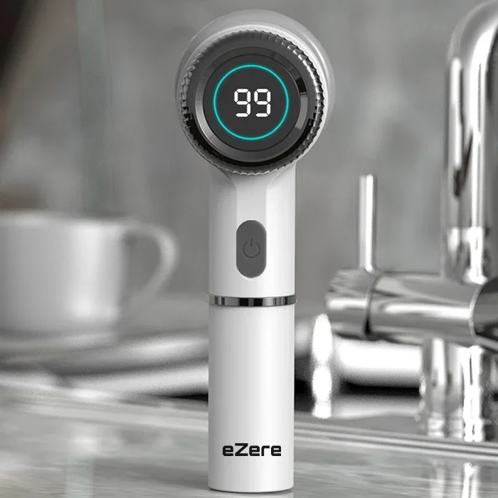 EZERE TurboBrush 5 Başlıklı Elektrikli Temizlik Fırçası - Akıllı Temizlik Gücü