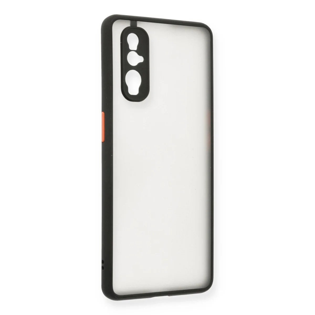 Northcity Find X2 Kılıf Montreal Silikon Kapak - Siyah