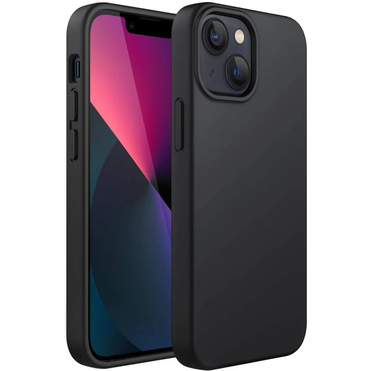 Northcity First Serisi Silikon Kılıf - iPhone 14 Plus Siyah