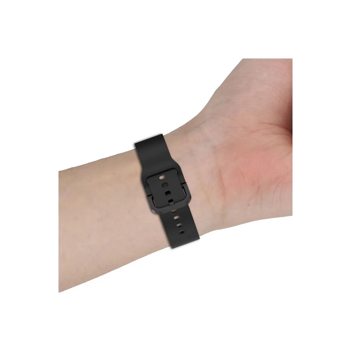 Northcity Fit 3 KR419 Ware Silikon Kordon - Siyah, Dayanıklı Saat Kolu