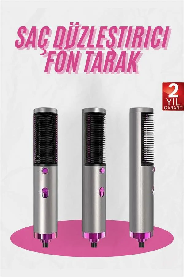 Northcity Fön Tarak Düzleştirici Saç Kurutma Makinesi - Seramik K