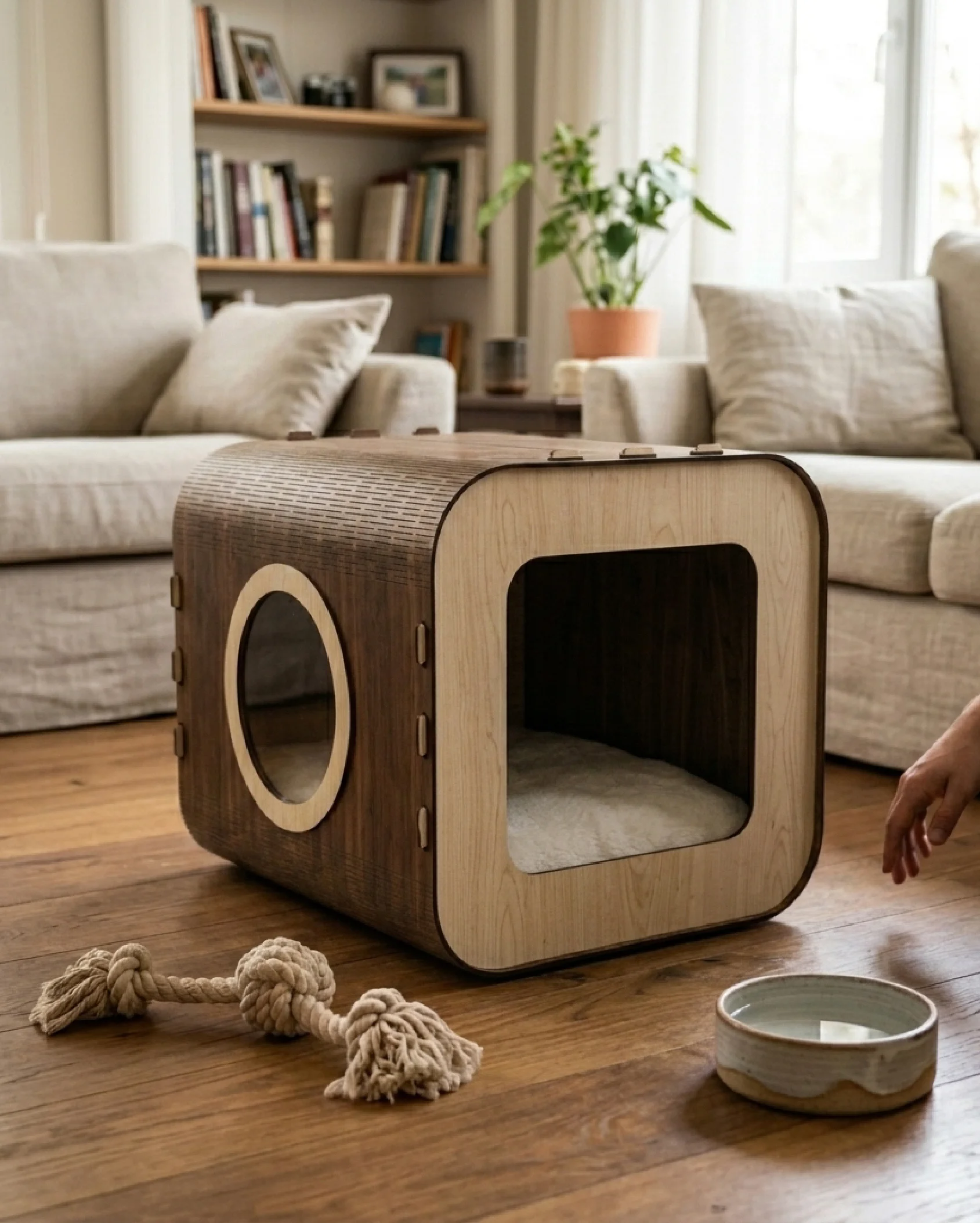 Northcity Fusion MDF Kedi Evi - Modern İç Mekan Konforu ve Şık Tasarım