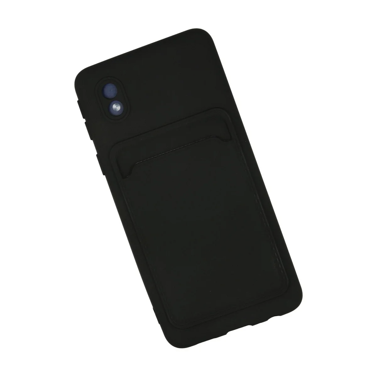 Northcity Galaxy A01 Core Silikon Kılıf Kelvin Kartvizitli - Siyah