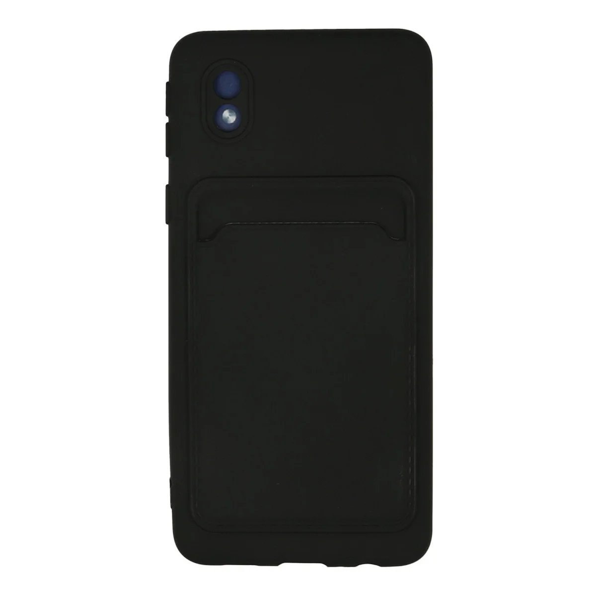 Northcity Galaxy A01 Core Silikon Kılıf Kelvin Kartvizitli - Siyah