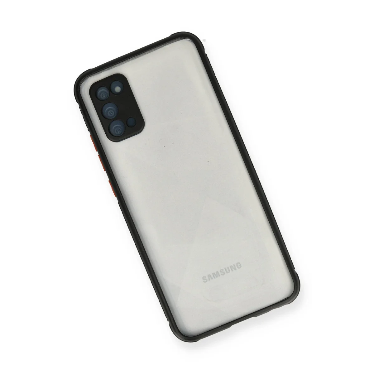 Northcity Galaxy A02S Miami Şeffaf Silikon Kılıf - Siyah