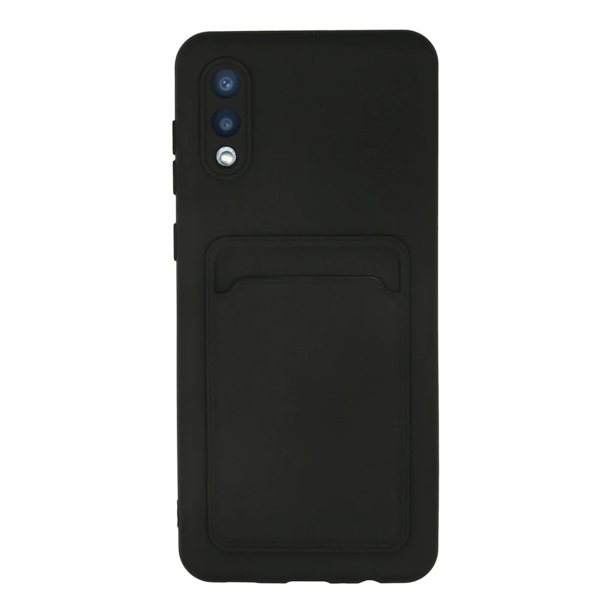 Northcity Galaxy A02 Kılıf Kelvin Kartvizitli Silikon - Siyah