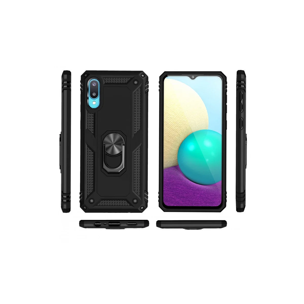 Northcity Galaxy A02 Kılıf Siyah Silikon - Ultra Koruma ve Şık Tasarım