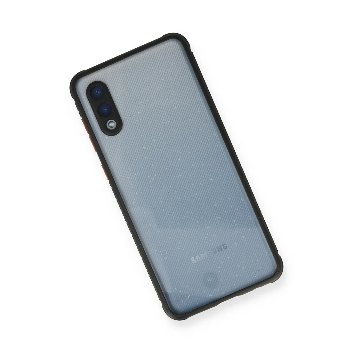 Northcity Galaxy A02 Kılıf Miami Şeffaf Silikon Siyah - Şık ve Dayanıklı Koruyucu Kılıf