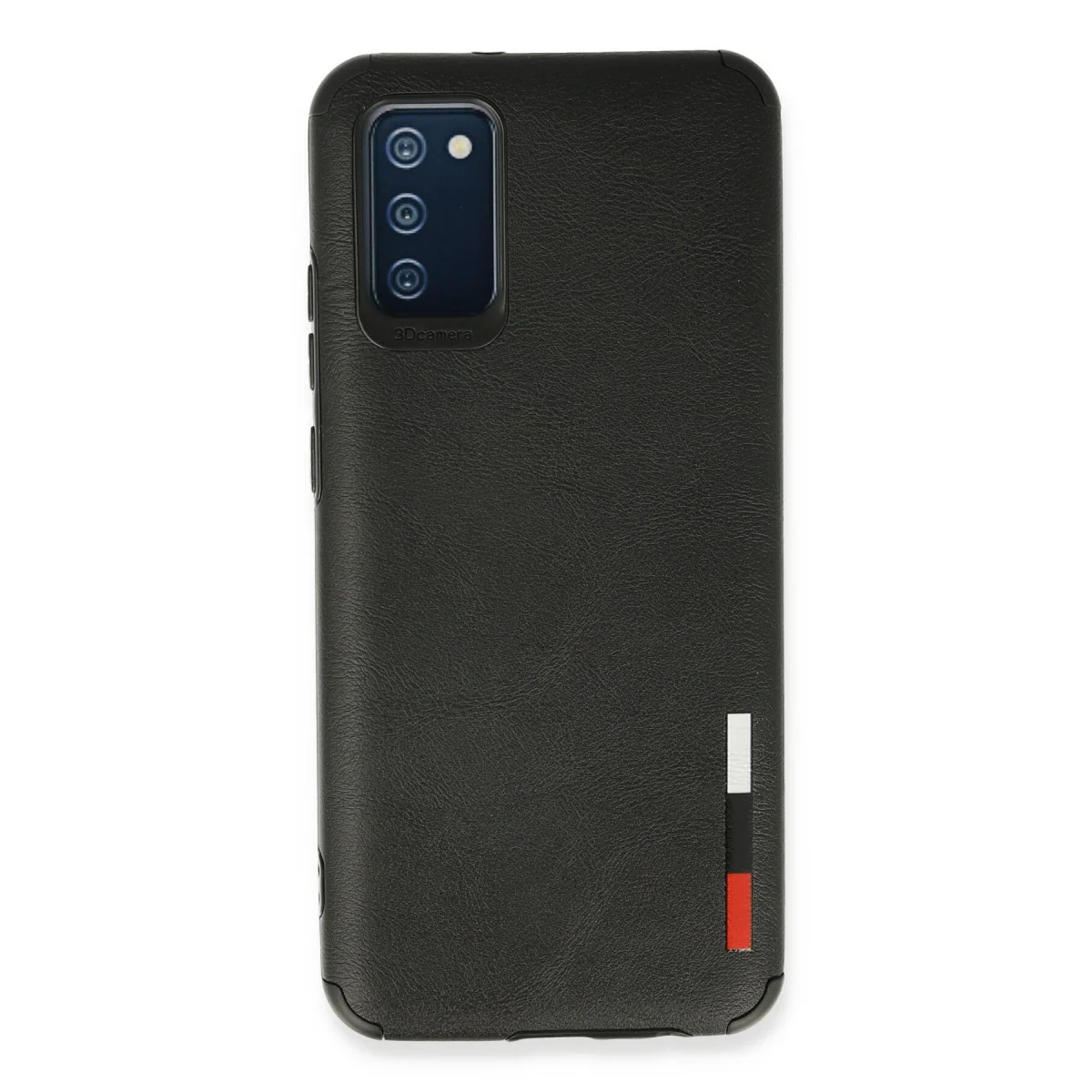 Northcity Galaxy A03S Deri Silikon Kılıf - Siyah - Maksimum Koruma ve Şıklık